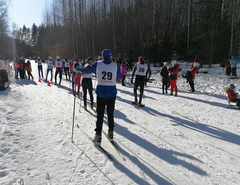 Соревнования по лыжным гонкам в рамках Спартакиады-2020 среди сельских поселений